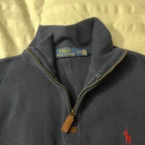 Polo by Ralph Lauren Blue Zip Up Sweater